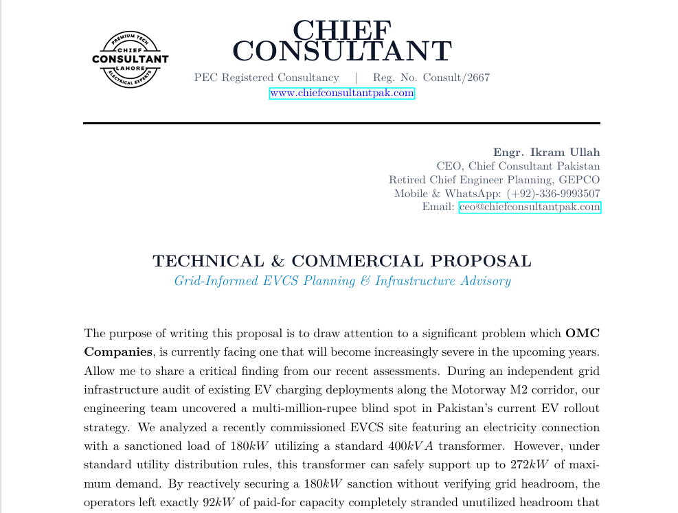 Grid-Informed EVCS Planning and Infrastructure Advisory cover page