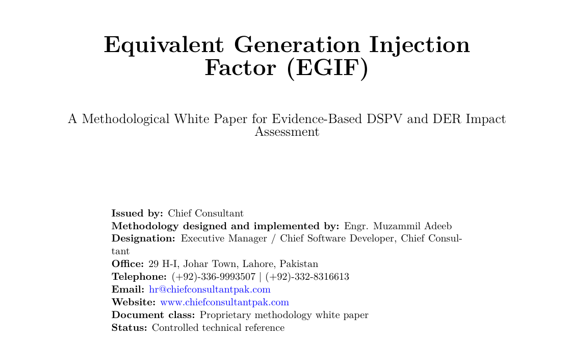 EGIF White Paper cover page